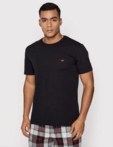 Emporio Armani Pattern Mix Mannen Shortama - Black Check - Maat S