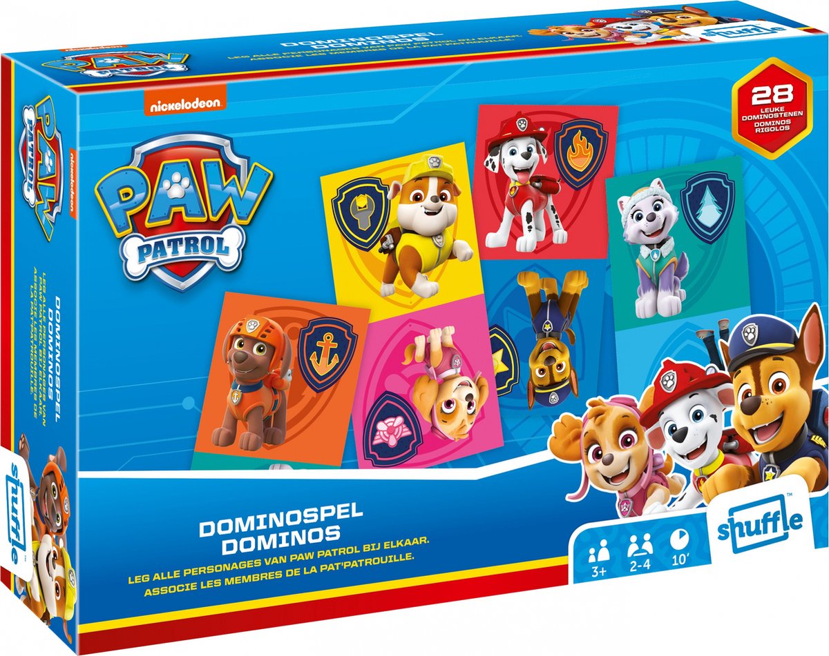 Totum PAW Patrol Bath Domino Jeu d'association et de mémoire pour le bain  Multicolore