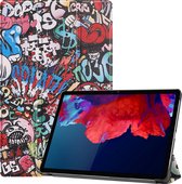 Hoesje Geschikt voor Lenovo Tab P11 Hoes Case Tablet Hoesje Tri-fold - Hoes Geschikt voor Lenovo Tab P11 Hoesje Hard Cover Bookcase Hoes - Graffity