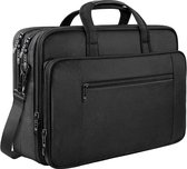 17 inch laptop bag, business briefcase for men women large waterproof laptop shoulder shoulder bag for 17 inch laptop, expandable multifunctional computer bag for men women