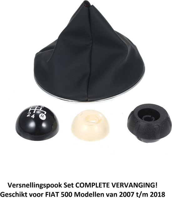 Fiat 500 500C Couvercle de remplacement de changement de vitesse complet Ring de bouton Aux usés Convertible Tuning Gear