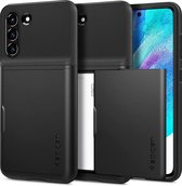 Spigen Slim Armor CS Samsung Galaxy S21 FE Hoesje Back Cover Zwart