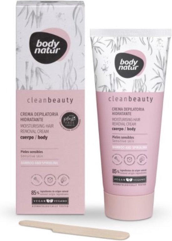 Body Hair Removal Cream Body Natur Clean Beauty 200 ml bol