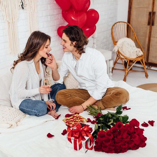 Ballon coeur rouge pour Saint Valentin ou fête des mères !