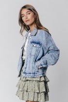 Colourful Rebel Adele Denim Jas  Blauw Dames - Boxy Fit - Katoen - M