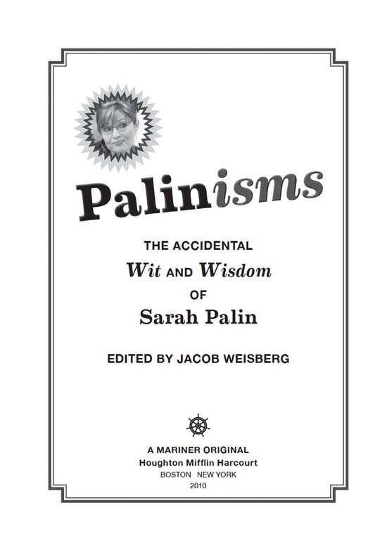 Palinisms - cover