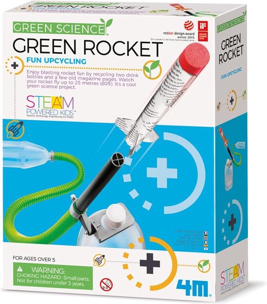 4M Kidzlabs Green Science - Groene Raket - 4M