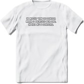 Ik Mocht Van De Dokter Maar 3 Biertjes Per Dag T-Shirt | Bier Kleding | Feest | Drank | Grappig Verjaardag Cadeau | - Wit - XL