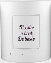 Akyol - Meester u bent de beste Mok met opdruk - papa/vader - Jou favoriete meester - Leraar - 350 ML inhoud