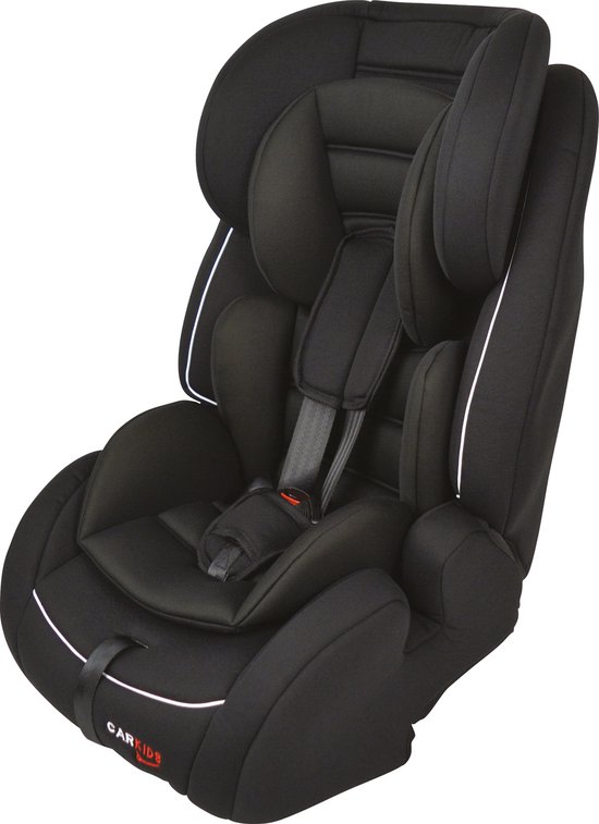 Product: Carkids Verstelbaar Kinderautostoeltje Zwart en Wit | Kinderautostoel Groep 1-2-3 met Isofix en Top Tether Connector | Kinderen van 9 Maanden -12 Jaar | 9-36 kg, van het merk Carkids