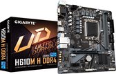 Gigabyte H610M H DDR4 carte mère Intel H610 Express LGA 1700 micro ATX