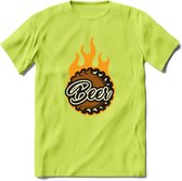 Bierdopje T-Shirt | Bier Kleding | Feest | Drank | Grappig Verjaardag Cadeau | - Groen - M