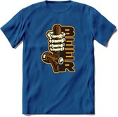 Bier Tap T-Shirt | Bier Kleding | Feest | Drank | Grappig Verjaardag Cadeau | - Donker Blauw - M