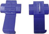 TRU COMPONENTS 1564073 Snelklemverbinder Flexibel: 1-2.5 mm² Massief: 1-2.5 mm² Aantal polen: 2 5 stuk(s) Blauw
