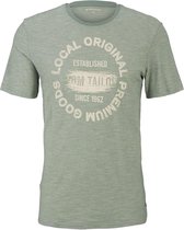 Tom Tailor T-shirt T Shirt Met Allover Streeppatroon 1030036xx10 29165 Mannen Maat - M