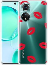 Honor 50 Hoesje Red Kisses - Designed by Cazy