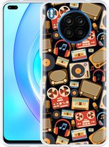 Honor 50 Lite Hoesje Retro Patroon - Designed by Cazy