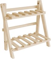 Plantenstandaard binnen - Plantentafel - Plantenrek - Houten Plank -  Plant Stand -  Decoratieve Accessoires