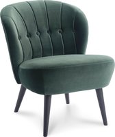 Icon Living - Fauteuil Bali - Velvet - Groen