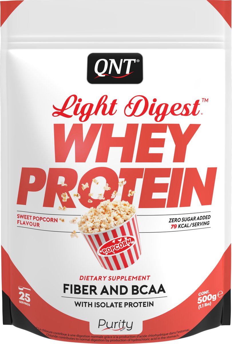 Goedkoopste Qnt Light digest whey protein popcorn
