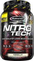 MuscleTech, Nitro-Tech, vanille, 907 g