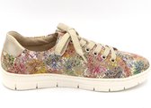 Remonte Dames Sneaker - D5800-89 Beige/Multicolour - Maat 39