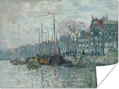 Poster Zaandam the dike - Schilderij van Claude Monet - 40x30 cm