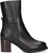 Shabbies 183020257 Enkellaarsjes - Enkelboots met rits - Dames - Zwart - Maat 36