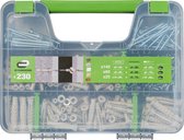 STANDERS - Set van 230 pluggen en schroeven - Ø 6, 8 en 10 mm