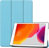 Mobigear Tablethoes geschikt voor Apple iPad 7 (2019) Hoes | Mobigear Tri-Fold Bookcase - Blauw