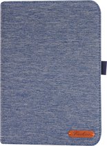 Case2go - Tablet hoes geschikt voor iPad Mini 6 (2021) - 8.3 Inch - Book Case met Soft TPU houder - Blauw