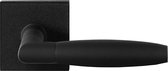 GPF8265.02 Ika deurkruk op vierkante rozet zwart, 50x50x8mm