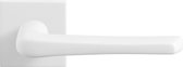 GPF8232.42 Tiki deurkruk op vierkante rozet wit, 50x50x8mm