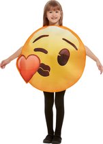 FUNIDELIA Emoji hart kusje kostuum - 6-12 jaar (146-158 cm)