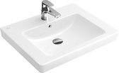 Villeroy & Boch Subway 2.0 Wastafel Zonder Kraangat Met Overloop 65x47cm Wit