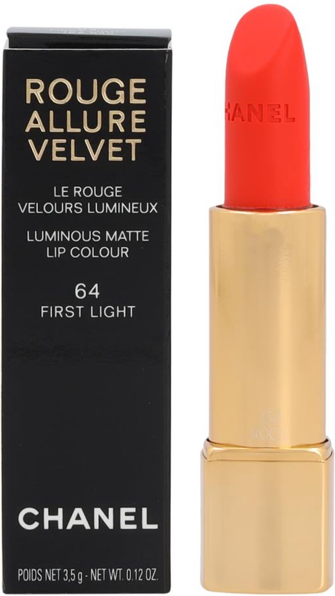 Rouge Allure Velvet Luminous Matte Lip Colour - 64 First Light by Chanel  for Women - 0.12 oz Lipstick