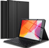 iPad 10.2 (2021 / 2020 / 2019) Case - Bluetooth toetsenbord hoes - QWERTY layout - Magneetsluiting - Sleep/Wake-up functie - Zwart