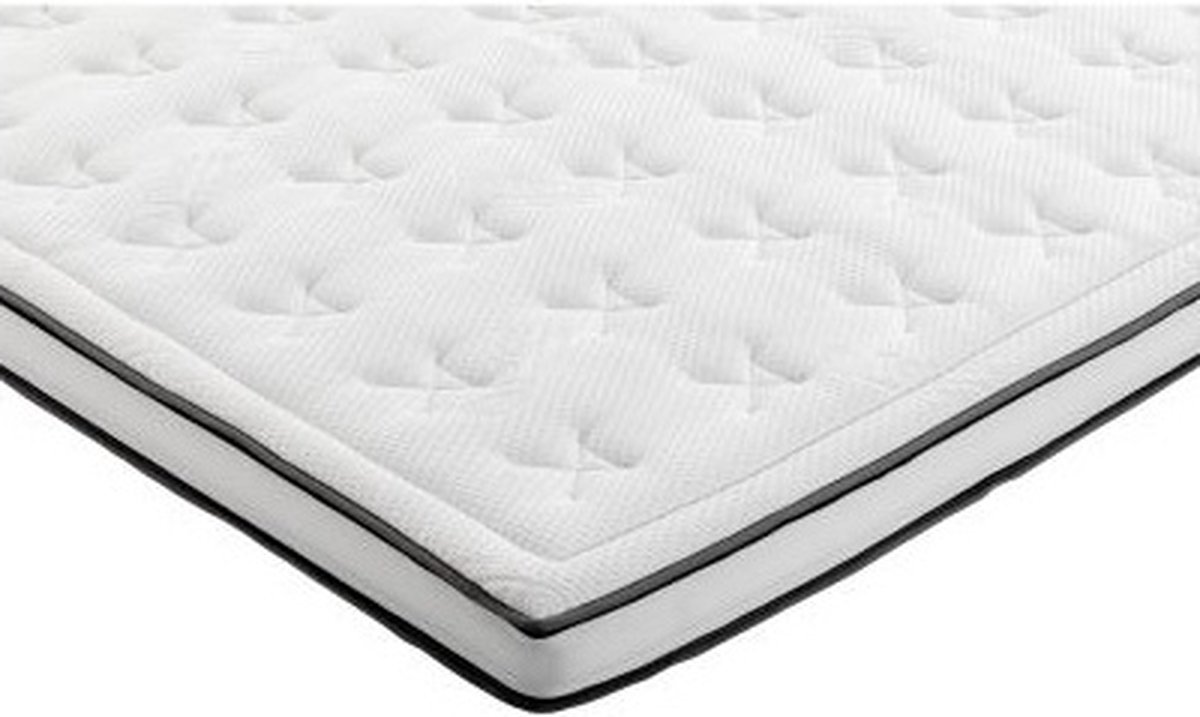 Maxibedden Hollands Comfort LIV Topmatras 140x200 Hybride Tencel - 12cm dik - Luxe topper matras Wit