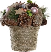 Middenstuk DKD Home Decor Kerstmis (18 x 18 x 18 cm)