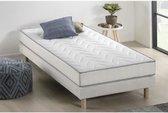 UNELMA matras en boxspring set 90 x 200 - 5 zones en vormgeheugen - 16 cm - Farm - DEKO DREAM