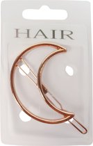 Haarspeld - Pin-Clip 7.0cm Halve Maan - Rosé Goud