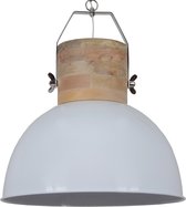 Casa-bella.nl - Hanglamp Fabriano 50 cm - glans wit + witte binnenzijde