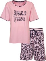Irresistible dames shortama Jungle fever  - Pink  - L  - Roze