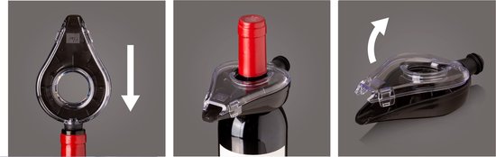 Vacu Vin Wine Aerator | Wijnbeluchter | Zwart - VacuVin