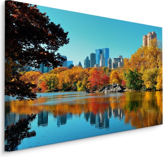 Schilderij - Central Park, New York City, Premium Print