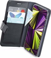 Azuri walletcase - zwart - voor iPhone 13