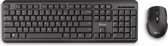 Trust ODY - Draadloos toetsenbord en muis - Qwerty