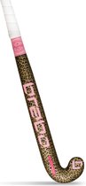 Brabo O'Geez Animal Cheetah Pink Dames Hockeystick - Pink - 23 Inch