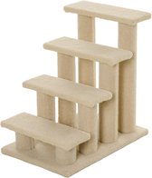 Paws Huisdier trapje met 4 treden lichtbruin 63,5 x 43 x 60cm