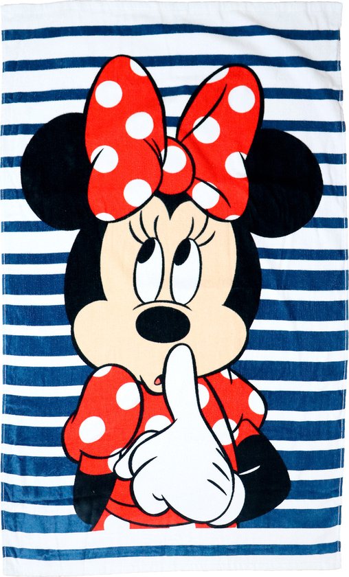 Voile de serviette de plage Disney Minnie Mouse - 70 x 120 cm - Katoen